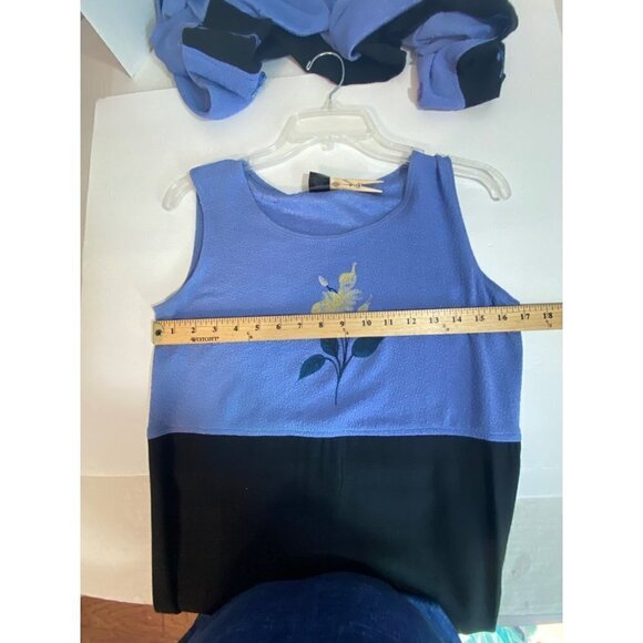 T & Company Petites Women's Size 8P Sleeveless Maxi Dress with Short Jacket 2pc - Picture 8 of 13